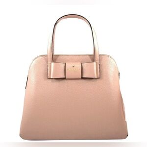 LOW PRICE!🎉Kate Spade Blush Satchel with Bow Accent